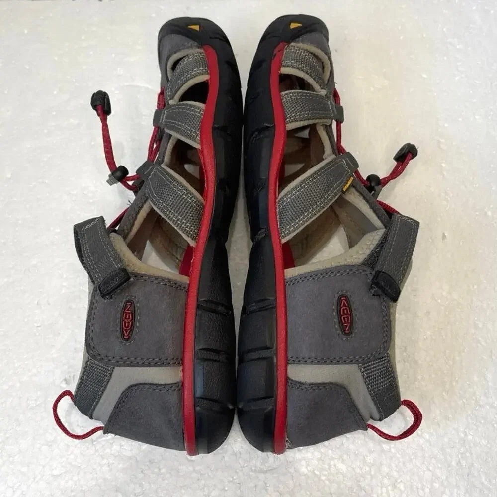 KEEN Kids' Seacamp II CNX-C 1014126 Sandals Shoes Magnet Racing Red SIZE 6